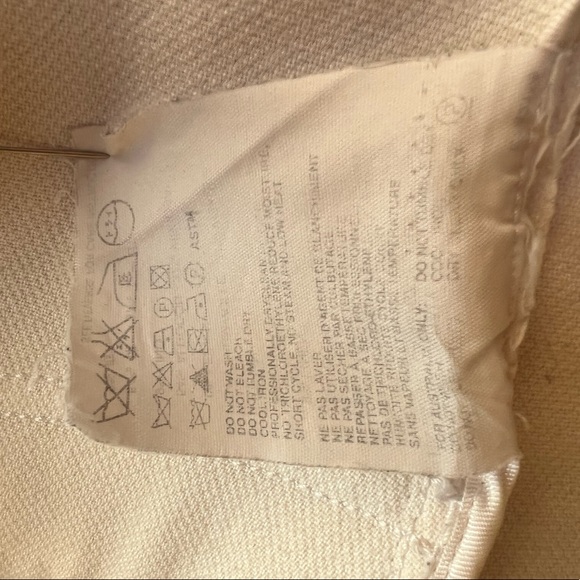 Auth Prada Cream Utility Jacket Euro sz 40 (XSM-Petite) - Picture 12 of 16